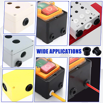 60Pcs Silicone High-temperature Resistant Elastic Cable Protection Sleeve FIND-NB0007-42-1