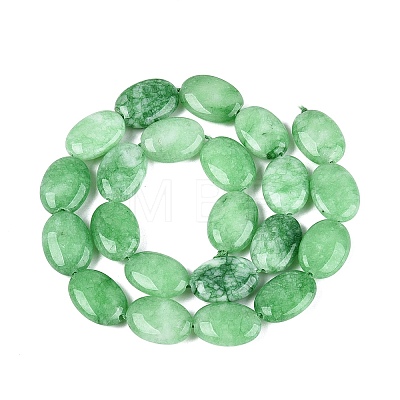 Dyed Natural White Jade Beads Strands G-N370-01A-07-1