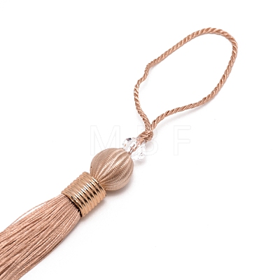 Polyester Tassel Pendant Decorations HJEW-WH0036-17C-1