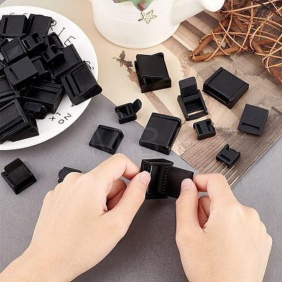  42Pcs 3 Style Plastic Cam Buckle KY-NB0001-47-1