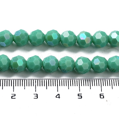 Opaque Glass Beads Strands EGLA-A035-P8mm-L13-1