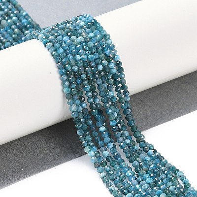 Natural Apatite Beads Strands G-P542-A01-02-1