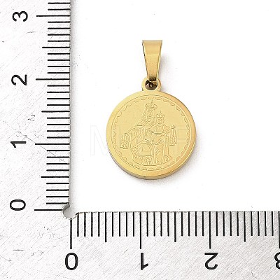 304 Stainless Steel Pendants STAS-P400-03G-1