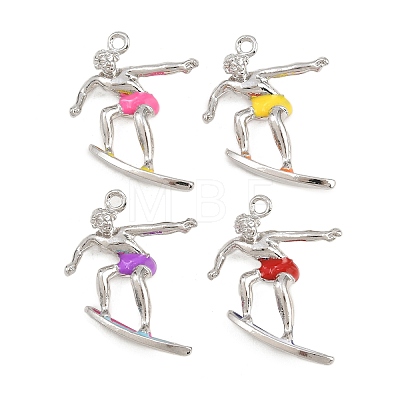 Alloy Enamel Pendants FIND-B062-11P-1