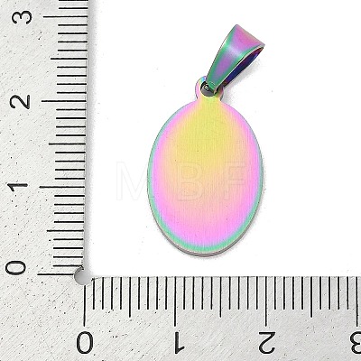 Ion Plating(IP) 304 Stainless Steel Pendants STAS-H356-07M-1