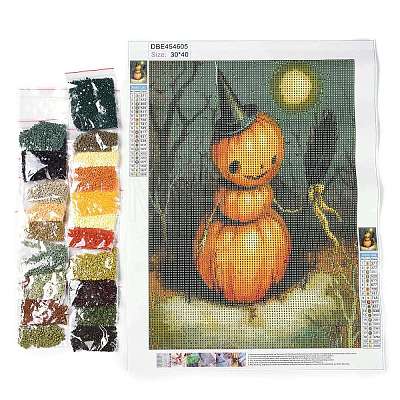 Halloween DIY Diamond Painting Kit AJEW-C037-02I-1