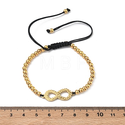 304 Stainless Steel Infinity Link Bracelets BJEW-F534-01G-1