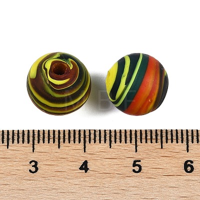 Opaque Handmade Lampwork Beads BLOW-D006-03D-1