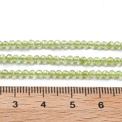 Natural Peridot Beads Strands G-B107-A06-01A-1