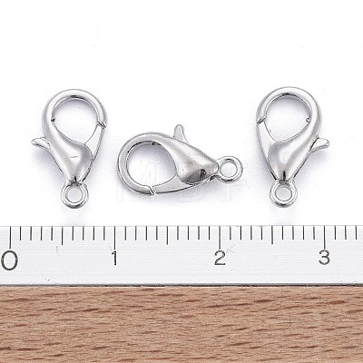Zinc Alloy Lobster Claw Clasps X-E102-1