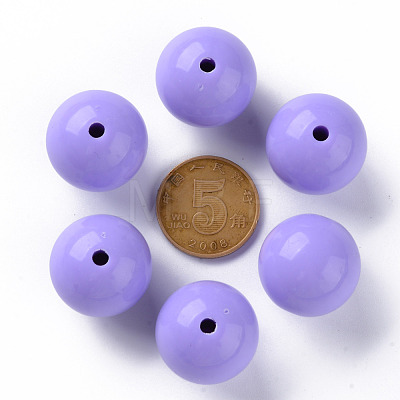 Opaque Acrylic Beads MACR-S370-C20mm-SS2114-1