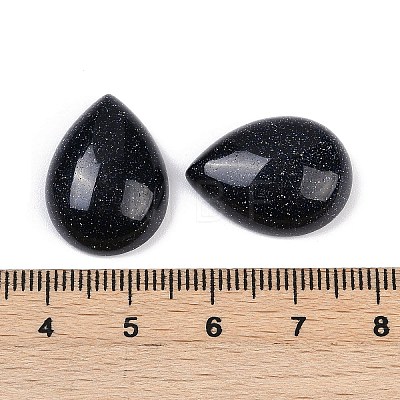 Synthetic Blue Goldstone Cabochons G-H094-01A-10-1