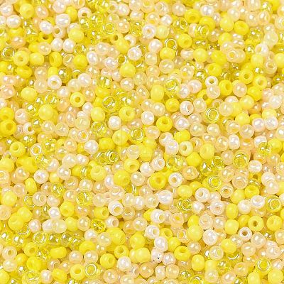 Opaque Colours Luster Glass Seed Beads SEED-A030-09C-1