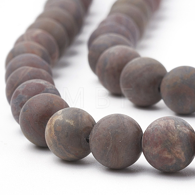 Natural Ocean Jasper Beads Strands G-T106-136-1