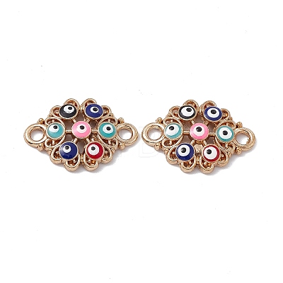 Alloy Enamel Connector Charms FIND-A024-40G-1