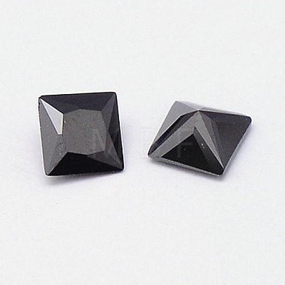 Cubic Zirconia Cabochons ZIRC-M004-4x4mm-008-1