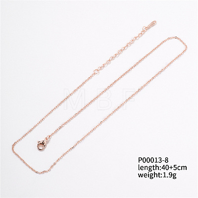 Fashionable Stainless Steel Lightweight Chain Necklace for Clothing and Accessories TK5574-5-1