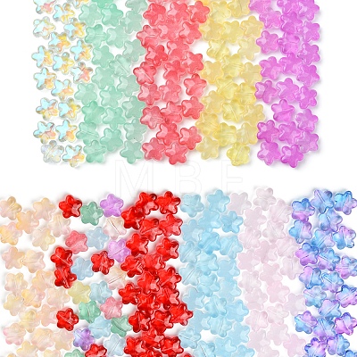 30Pcs Baking Paint Glass Beads GLAA-FS0001-99D-1