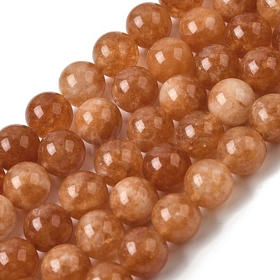 Natural White Jade Beads Strands G-H348-10mm-10-1