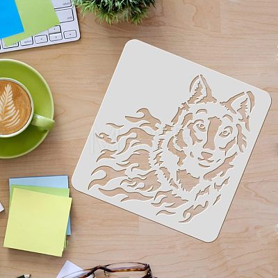 Plastic Reusable Drawing Painting Stencils Templates DIY-WH0172-321-1