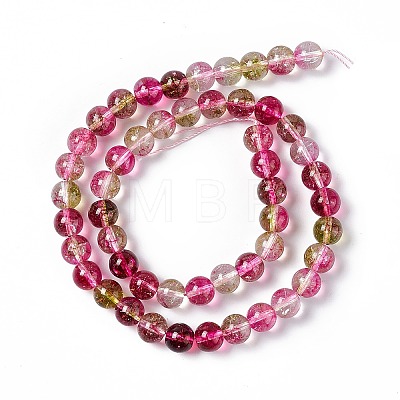 K9 Glass Imitation Cherry Quartz Beads Strand GLAA-G086-01B-1