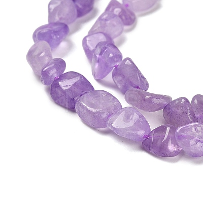 Natural Amethyst Beads Strands G-P497-01E-22-1