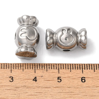 304 Stainless Steel Beads STAS-I305-208P-1