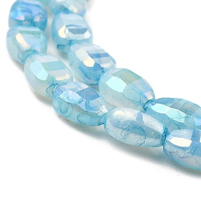 Imitation Jade Glass Beads Strands GLAA-P058-06A-03-1