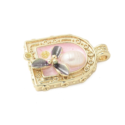 Brass Enamel Pendants LS-KK-F886-01G-06-1