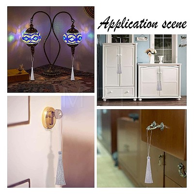 Polyester Tassel Pendant Decorations LS-AJEW-WH0312-94-1