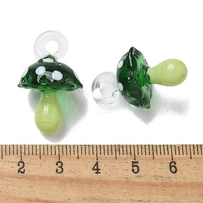 Handmade Lampwork Pendants LAMP-M021-01J-1