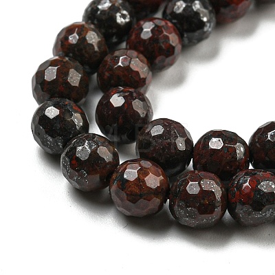 Natural Brecciated Jasper Beads Strands G-E571-A04-01-1