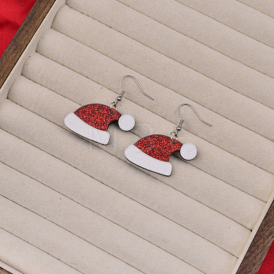 Christmas Acrylic Dangle Earrings FS-WGDBFB5-02-1