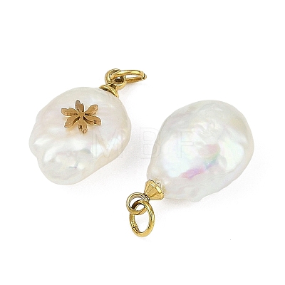 Natural Keshi Pearl Pendants STAS-Z136-01G-05-1