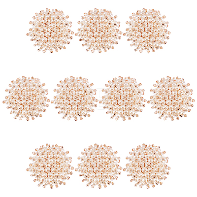 10Pcs Plastic Imitation Pearl Half Round Beads DIY-FG0010-45-1