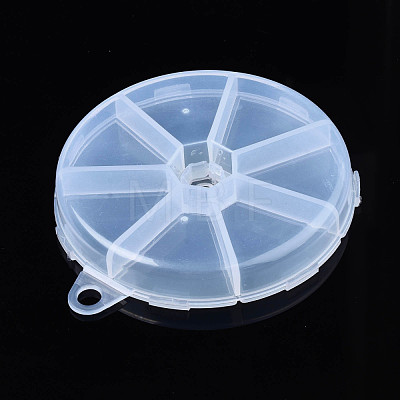 Flat Round Polypropylene(PP) Bead Storage Containers CON-S043-045A-1