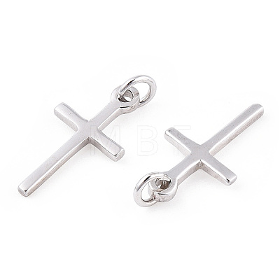 925 Sterling Silver Religion Cross Charms STER-T007-51P-1