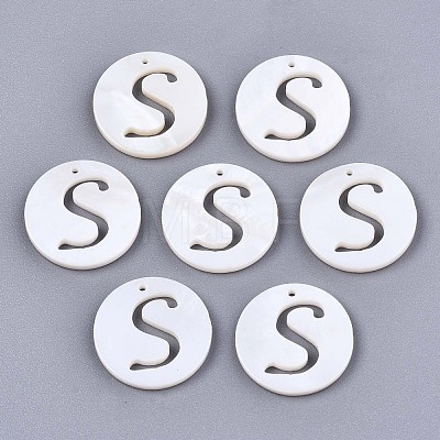 Natural Freshwater Shell Charms X-SHEL-S276-119S-1