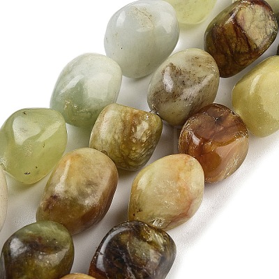 Natural Xiuyan Jade Beads Strands G-Z061-A04-01-1