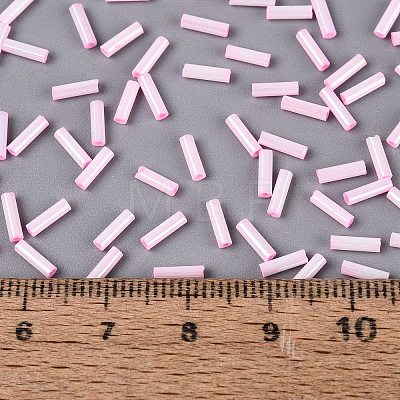 FGB Grade A Glass Round Bugle Beads SEED-Q040-06A-06-1