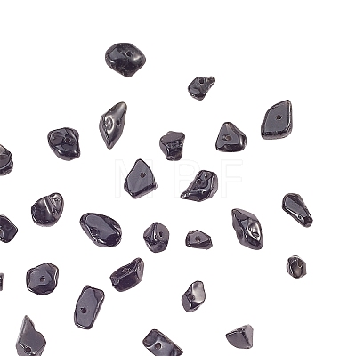 Natural Obsidian Chip Bead Strands G-CJ0001-08-1