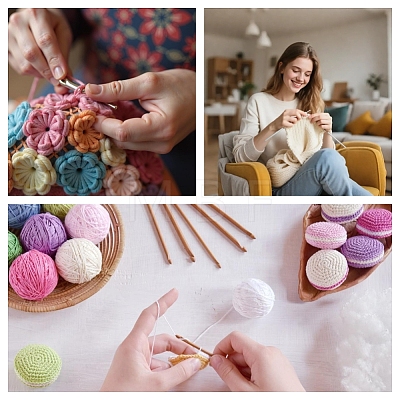 Polyester Cloth Crochet Hook Storage Zipper Bags AJEW-CY0002-96-1