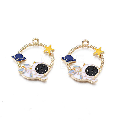 Alloy Enamel Pendants ENAM-N055-100-1