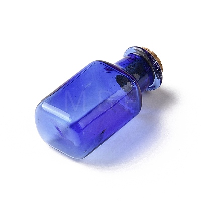 Rectangle Miniature Glass Bottles GLAA-H019-06C-1