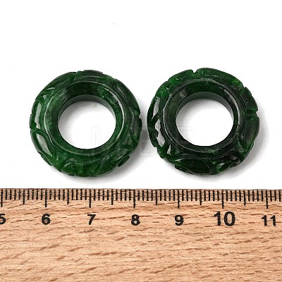 Natural Myanmar Jade Dyed Linking Rings G-Z162-10-1