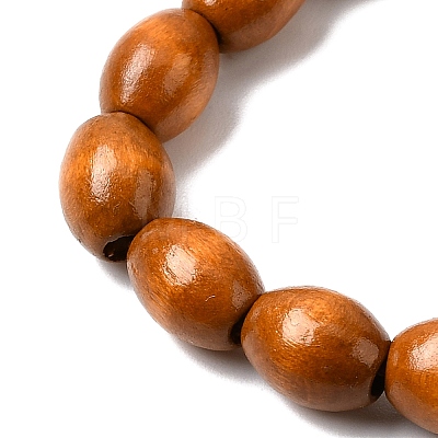 Wood Rosary Bead Necklaces FS-WG6BD27-07-1