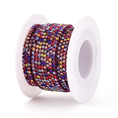Iron Rhinestone Cup Chains CH-T007-02A-06-1