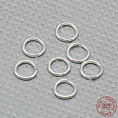 925 Sterling Silver Open Jump Rings STER-A005-28-1