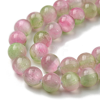 Natural Selenite Beads Strands G-P493-01K-1