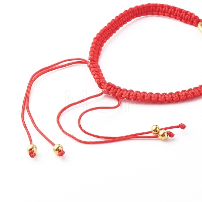 Adjustable Nylon Thread Braided Bead Bracelets BJEW-JB06482-01-1